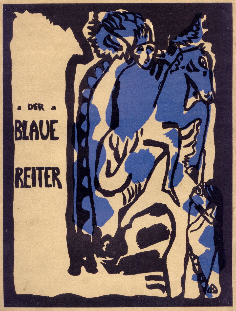 De Blauwe Ruiter, 1912 door Wassily Kandinsky