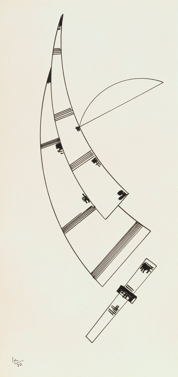 Zonder titel, nummer 7 door Wassily Kandinsky