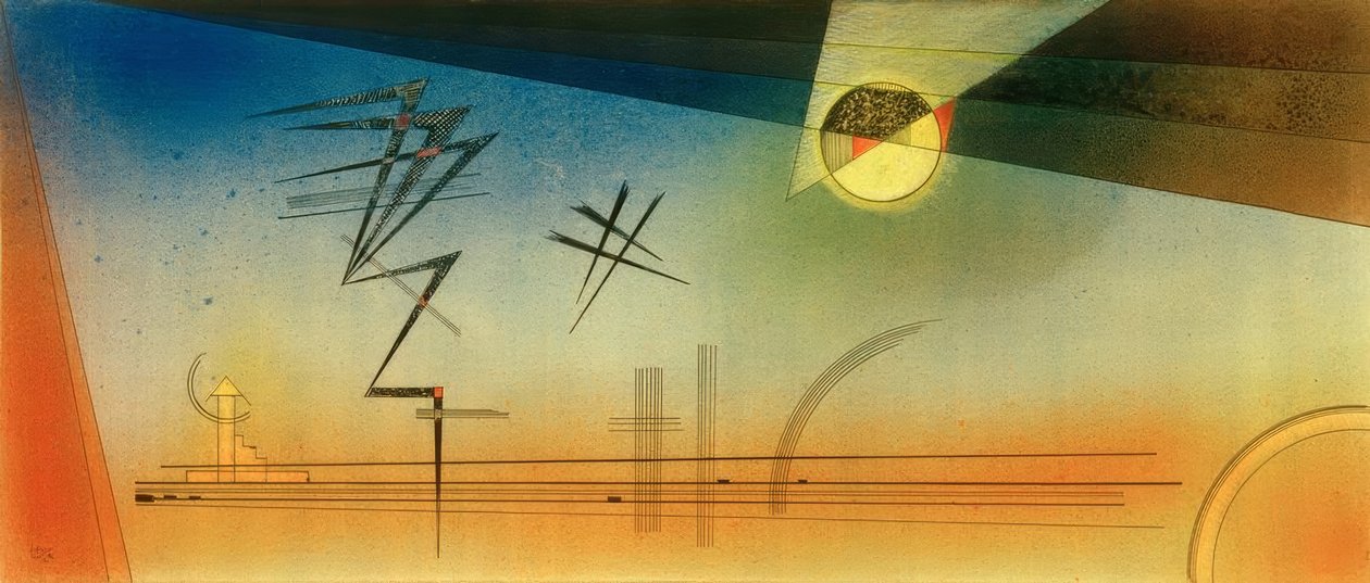 Zigzag omhoog door Wassily Kandinsky