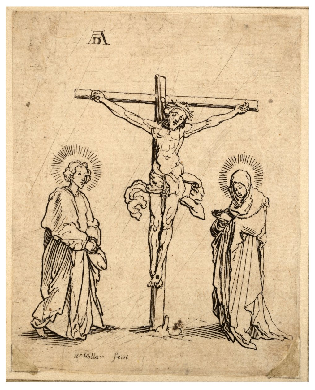Kruisiging door Wenceslaus Hollar