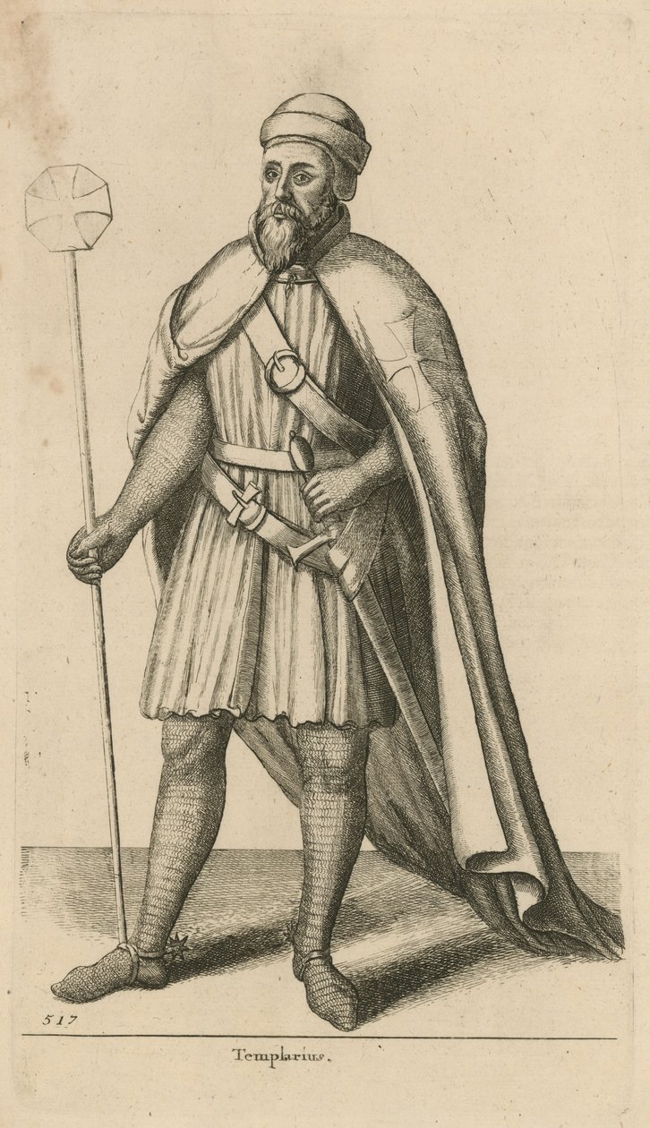 Tempelier door Wenceslaus Hollar