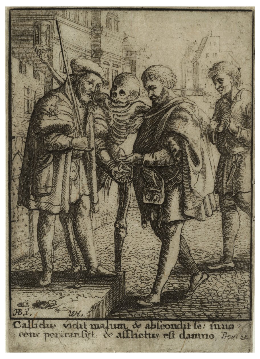 Advocaat. Staat 2 door Wenceslaus Hollar