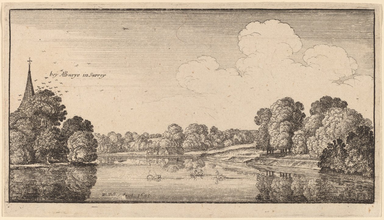 Albury door Wenceslaus Hollar
