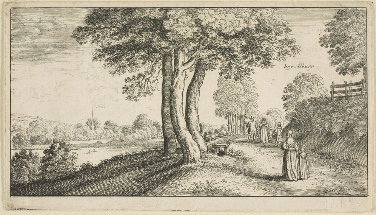 Albury door Wenceslaus Hollar