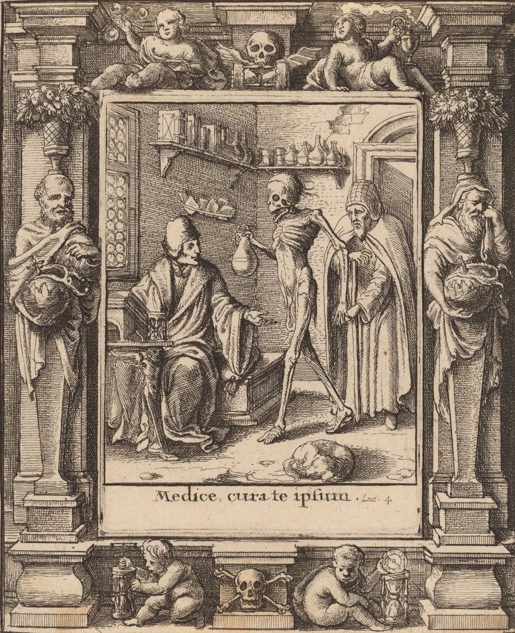 Dokter, 1651 door Wenceslaus Hollar