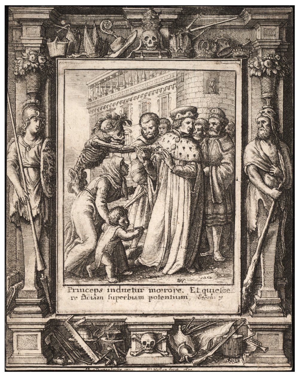Hertog door Wenceslaus Hollar