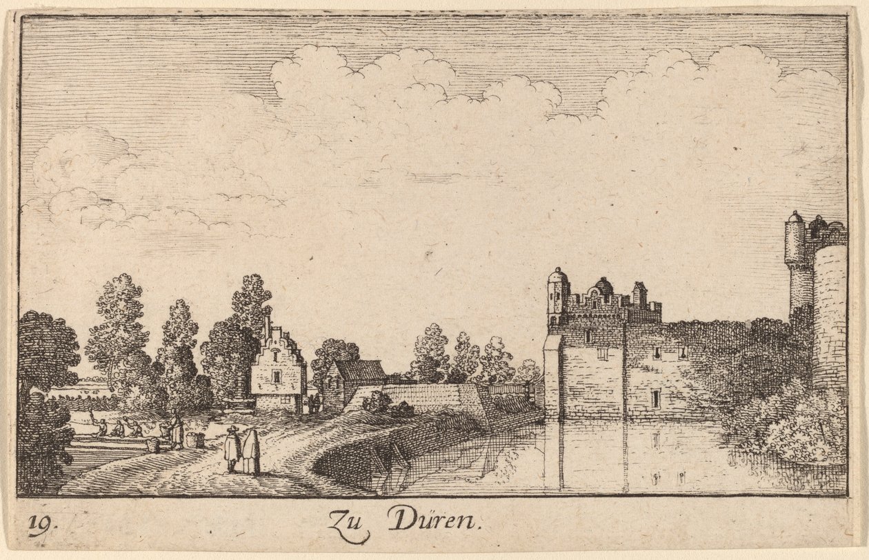 Duren door Wenceslaus Hollar