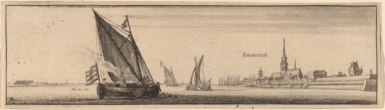 Emmerich door Wenceslaus Hollar