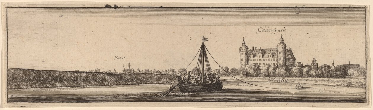 Gelderspach door Wenceslaus Hollar