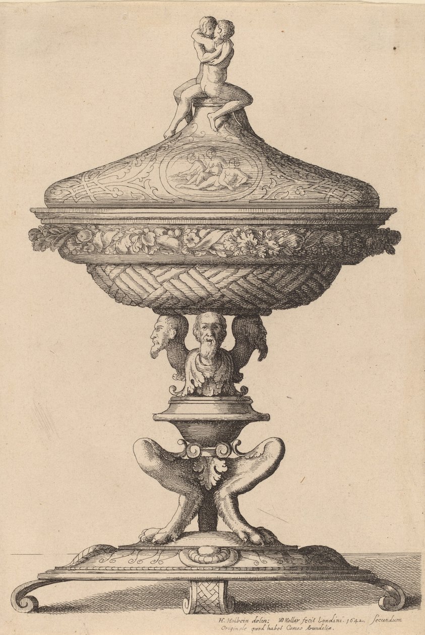 Sierlijke Beker, 1642 door Wenceslaus Hollar