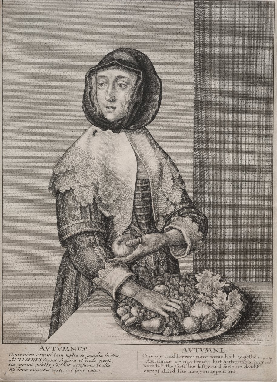 De Vier Seizoenen: Herfst door Wenceslaus Hollar
