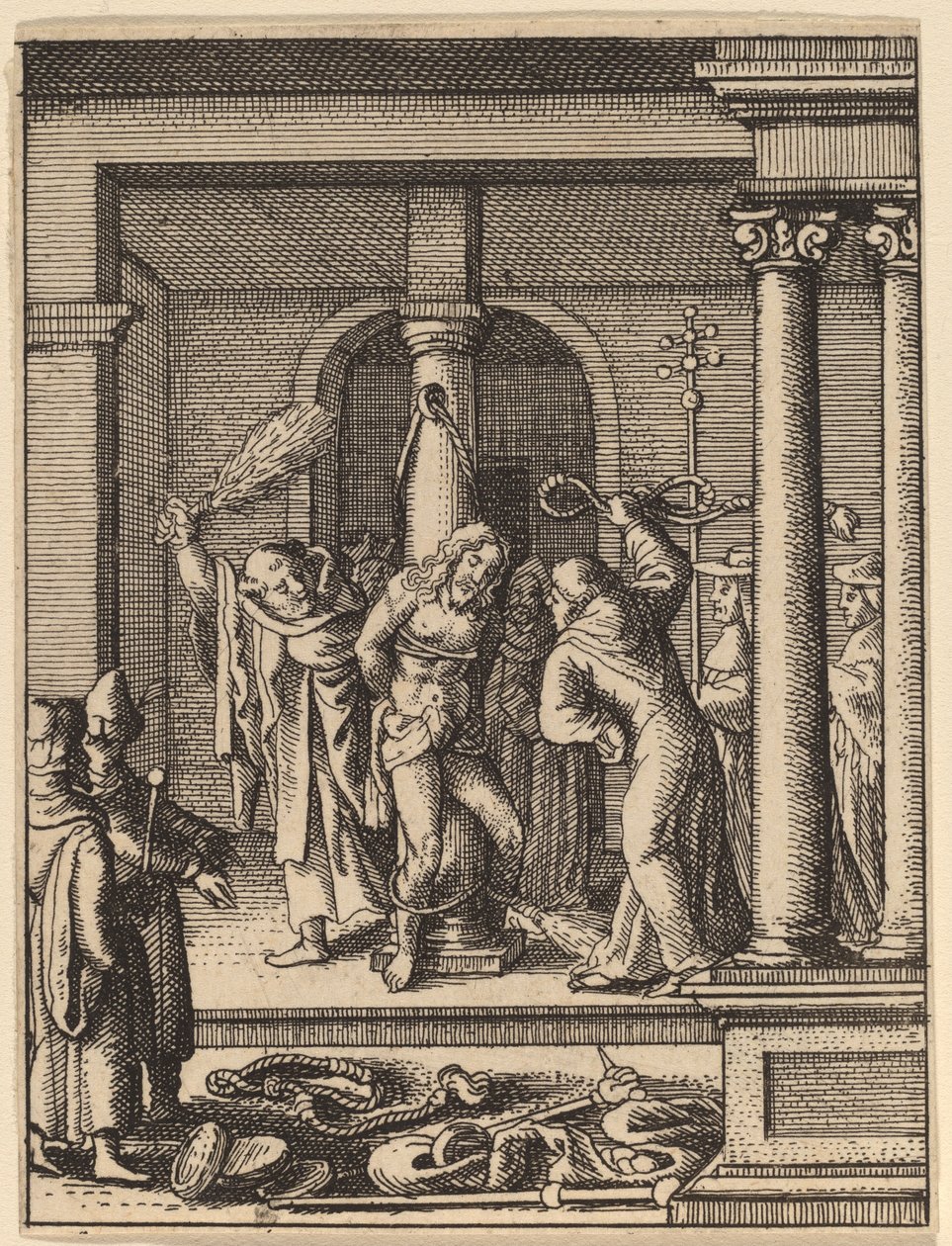 De Geseling door Wenceslaus Hollar