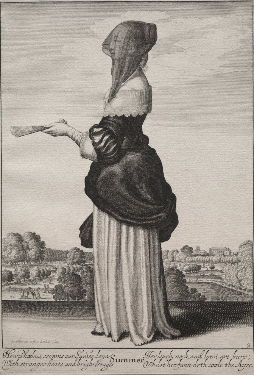 De Seizoenen: Zomer door Wenceslaus Hollar