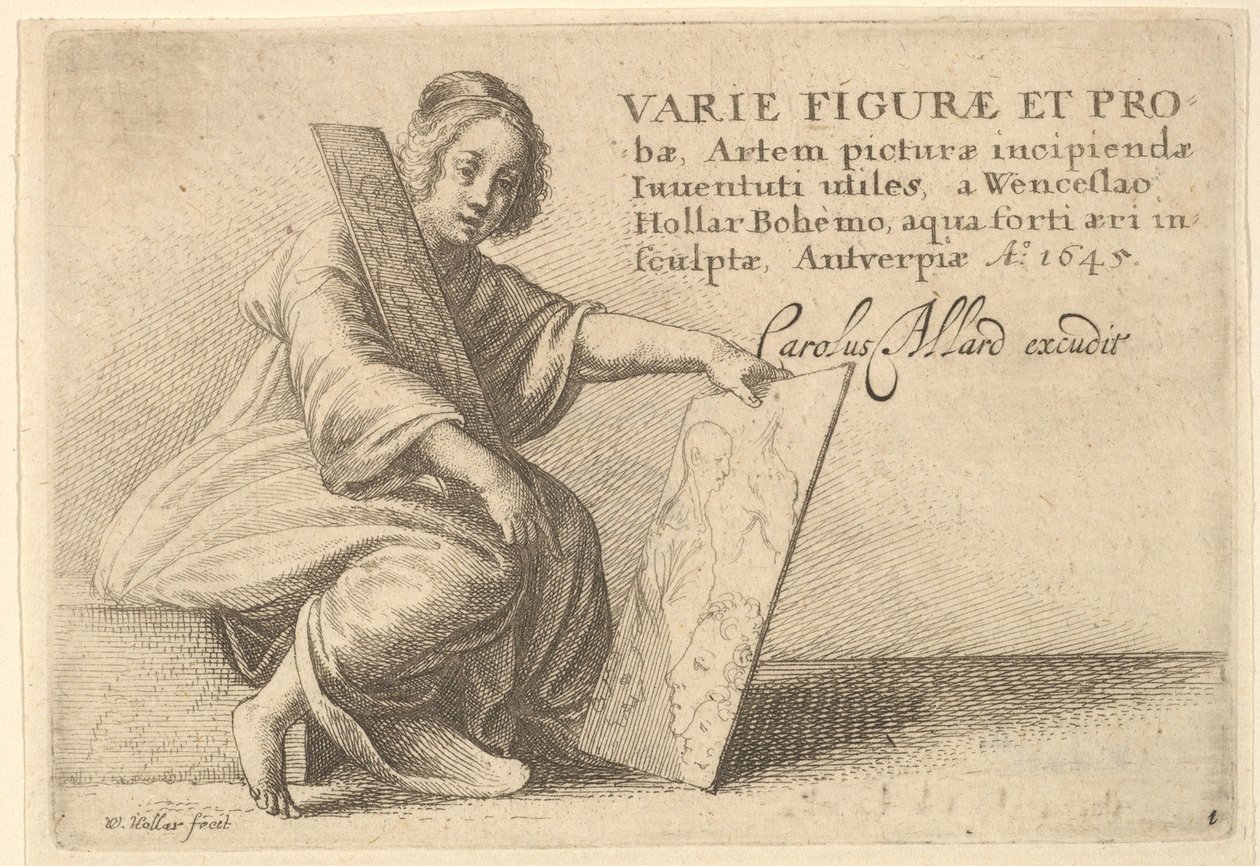 Varie Figuræ et Probæ, 1645 door Wenceslaus Hollar