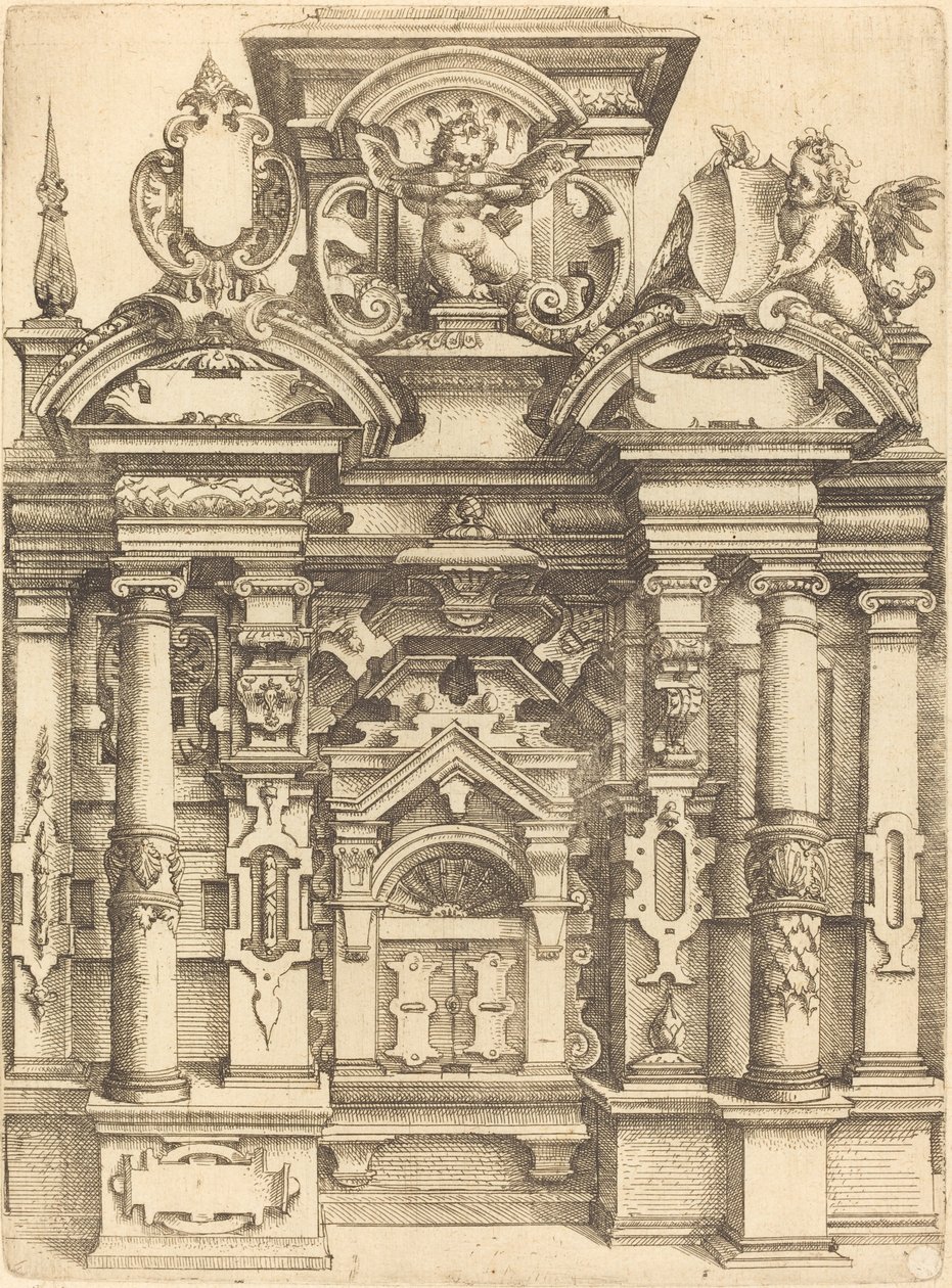 Triomfpoort door Wendel Dietterlin