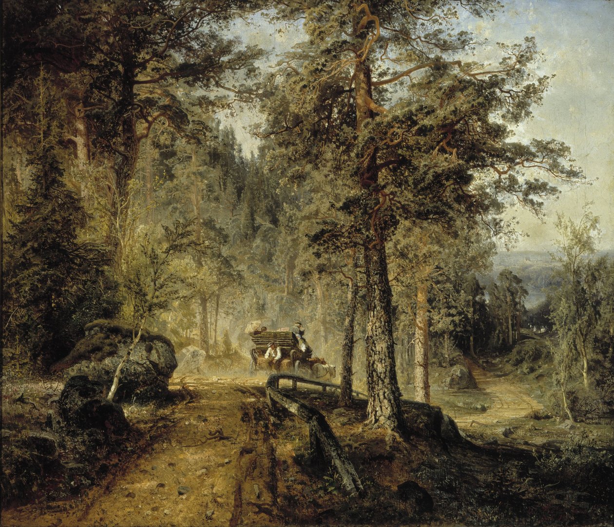 Weg in Häme (Een hete zomerdag) door Werner Holmberg