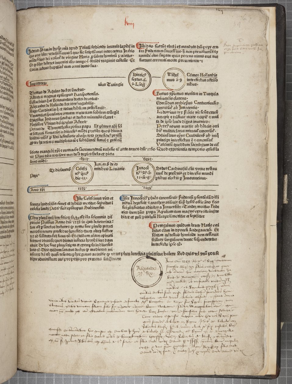 Fol 59 recto, Fasciculus Temporum door Werner Rolevinck