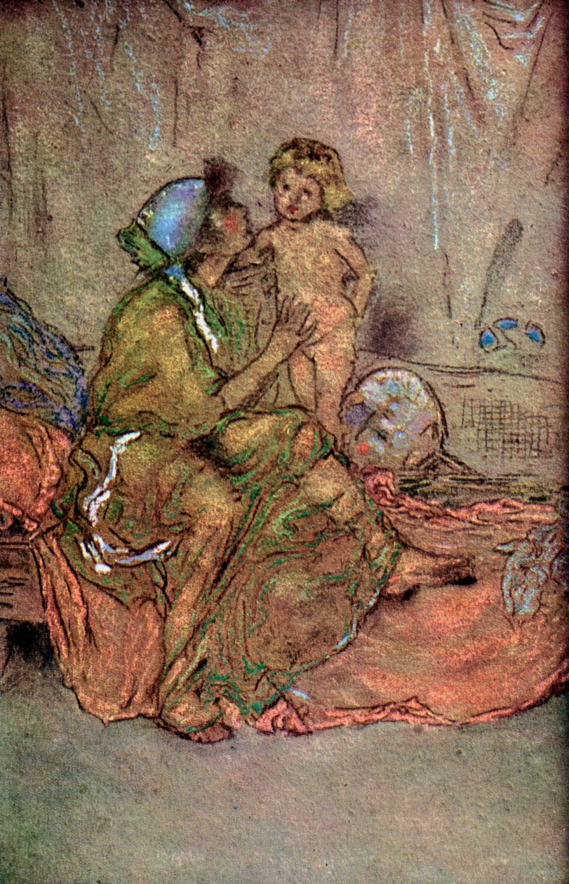 Moeder en kind, 1925 door Whistler