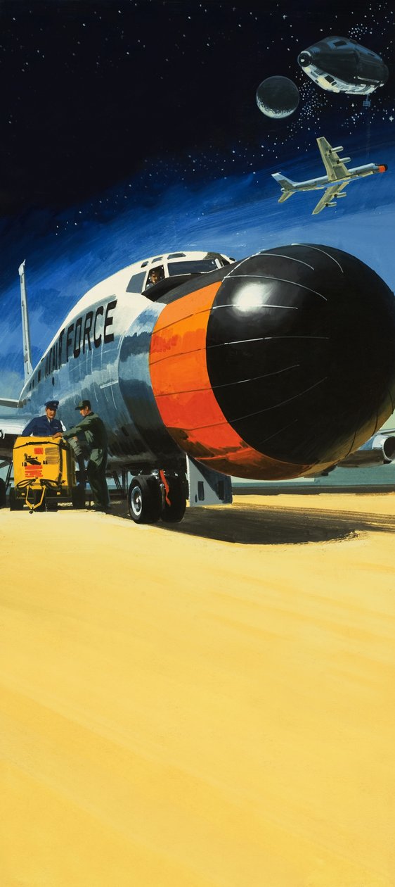 Ongeïdentificeerd vliegtuig met grote neus door Wilf (20th century) Hardy
