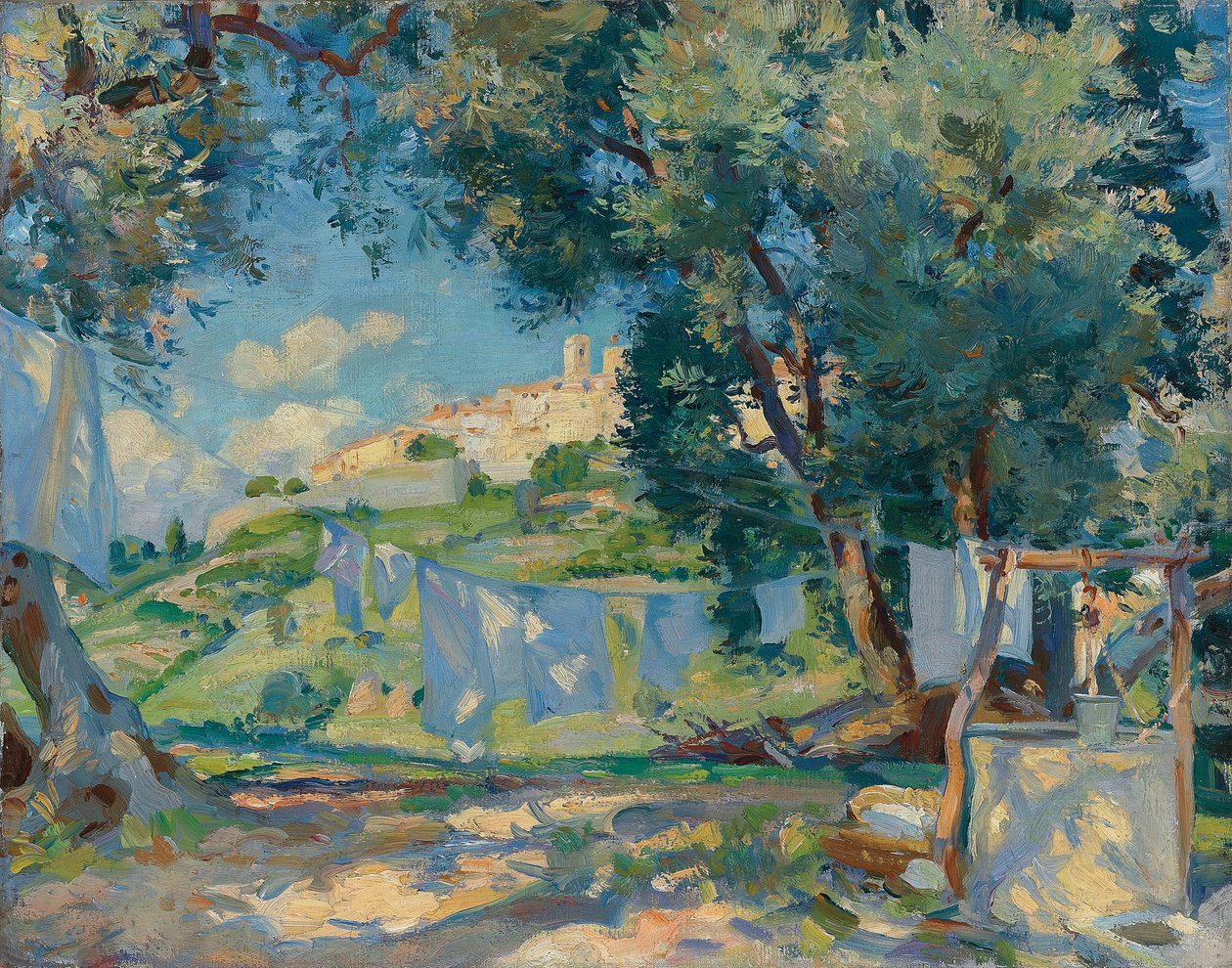 Een Lichte Bries, Biot, Provence door Wilfred Gabriel de Glehn
