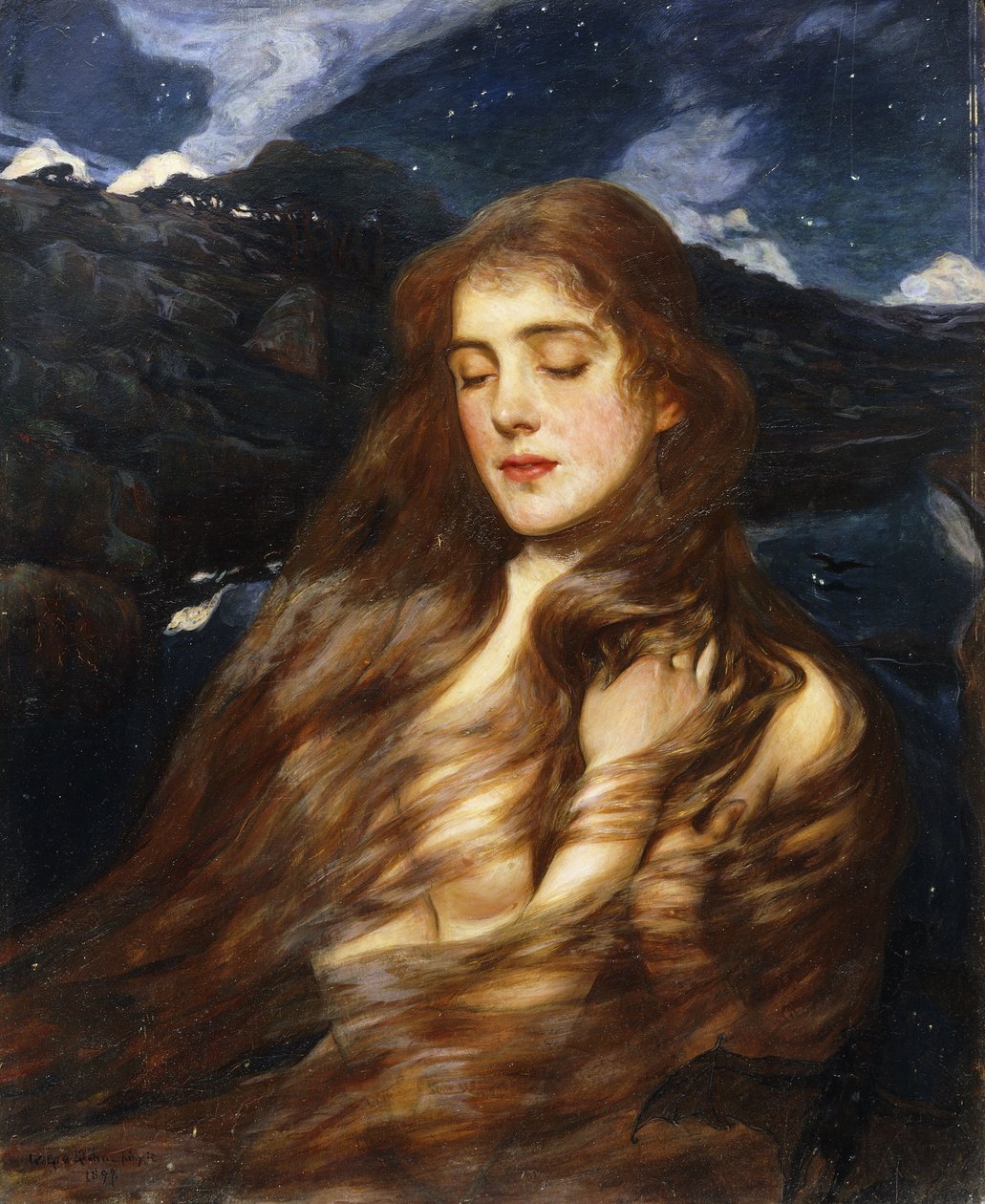 Nacht door Wilfred Gabriel de Glehn