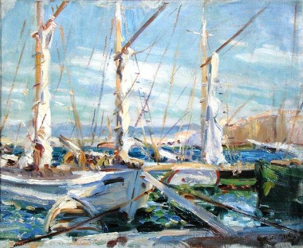 St. Tropez door Wilfred Gabriel de Glehn