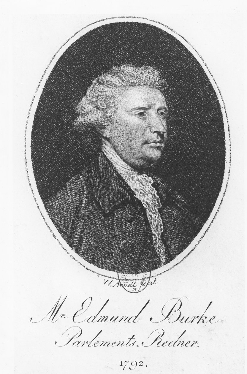 Edmund Burke door Wilhelm Arndt