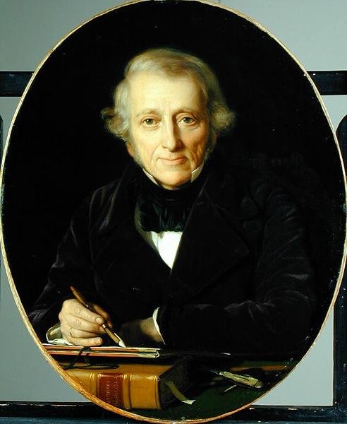 Portret van de kunstenaar Leo Lehmann (1782-1859), 1851 door Wilhelm Auguste Rudolf Lehmann