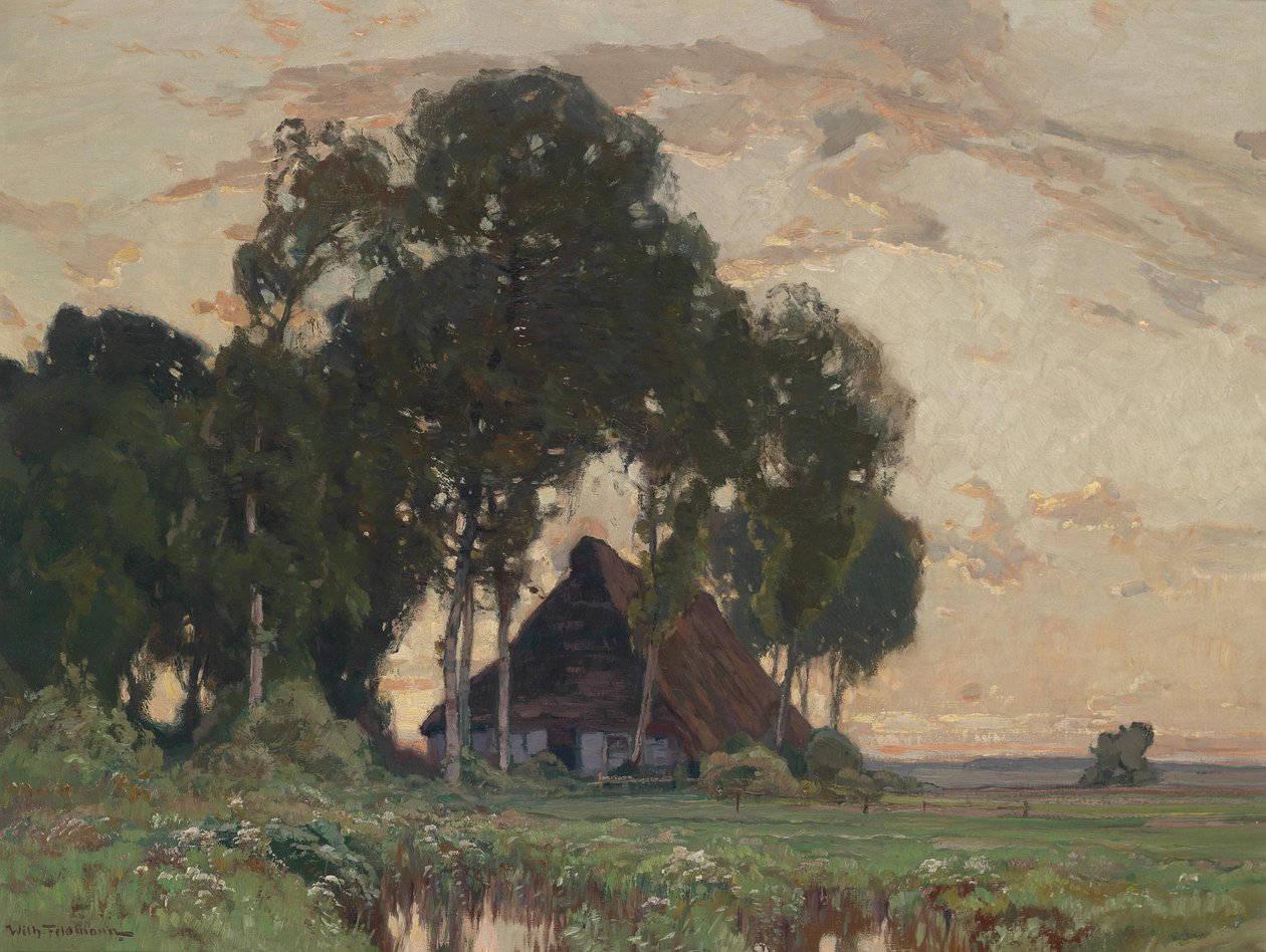 Aan de rand van het moeras door Wilhelm Feldmann