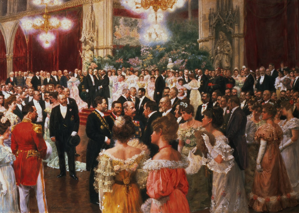 Het Weense Bal door Wilhelm Gause