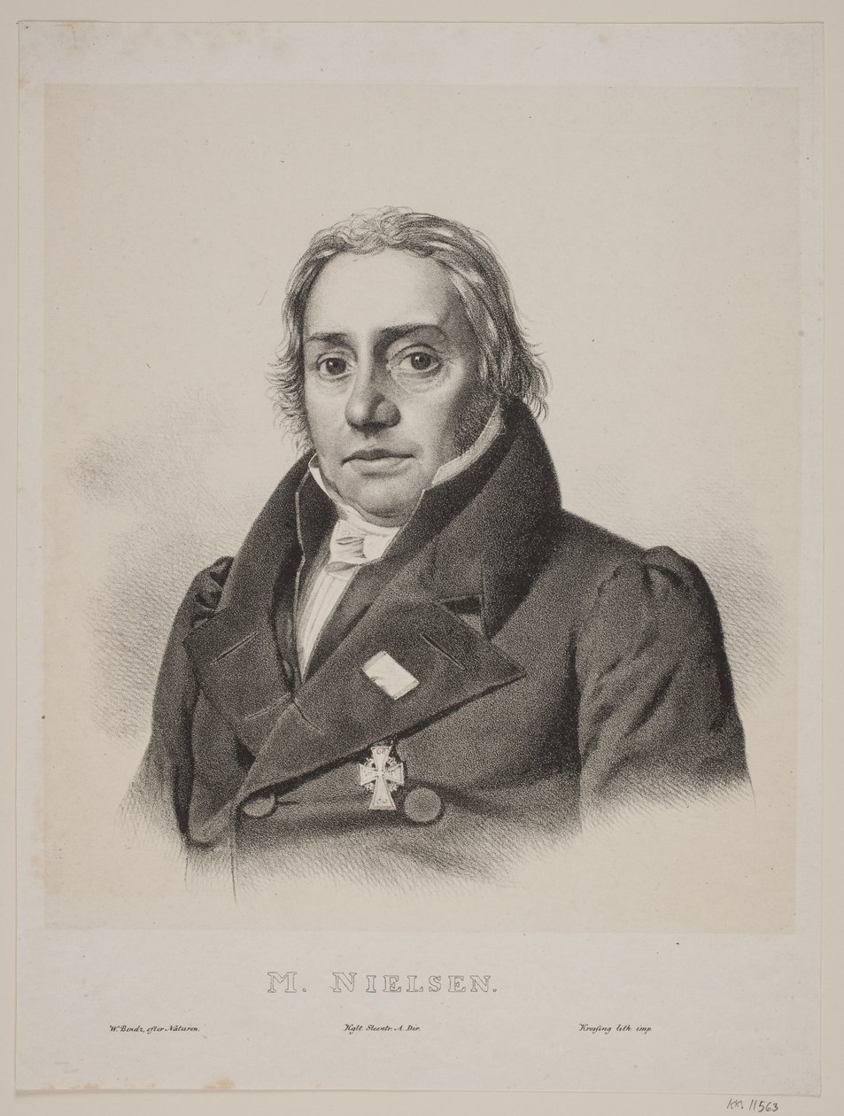 Rector Michael Nielsen door Wilhelm Bendz