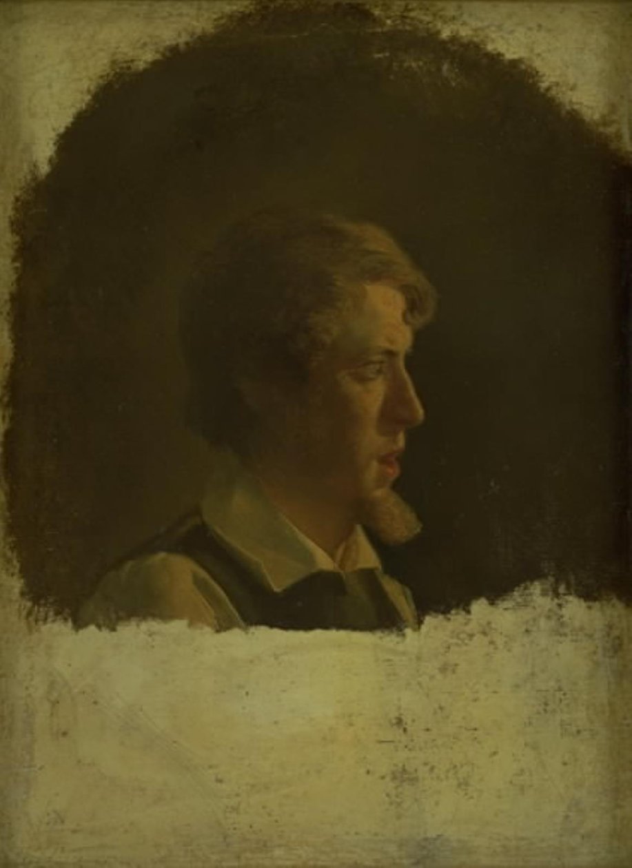 De Duitse schilder Herman Kaufmann door Wilhelm Bendz