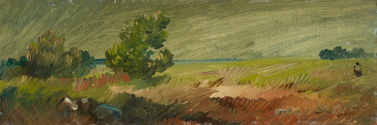 Nedersaksisch landschap door Wilhelm Busch