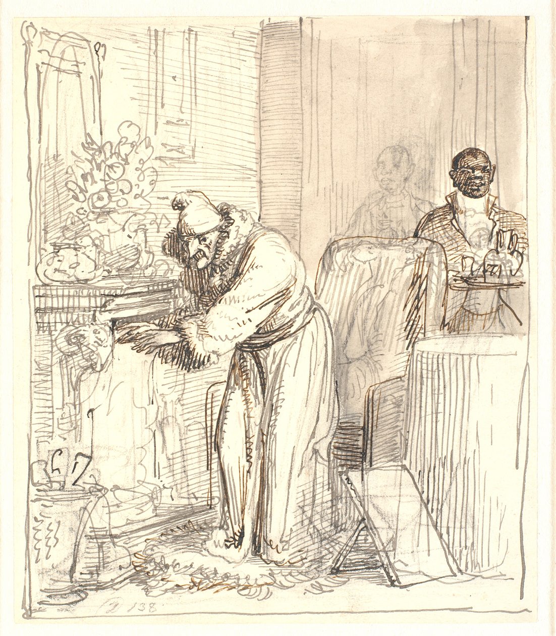 De koukleum door Wilhelm Marstrand