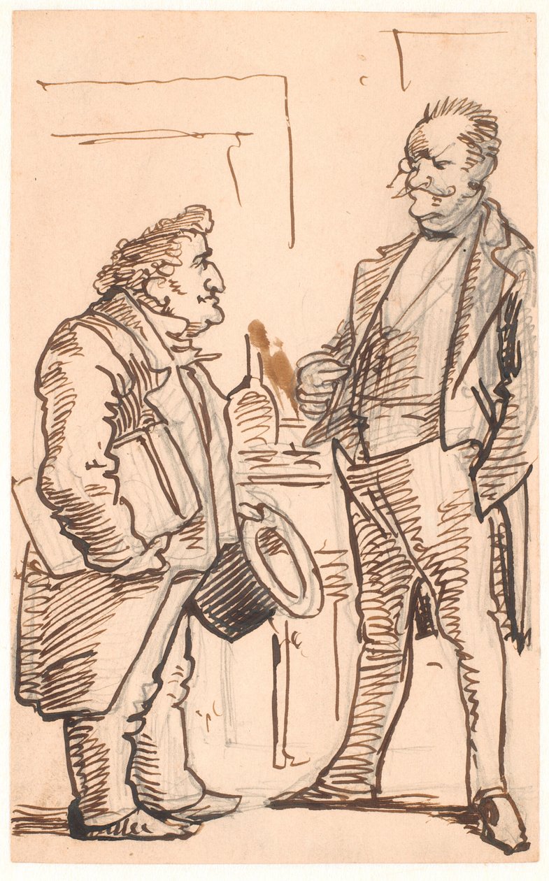 Krog en Simon Levi door Wilhelm Marstrand