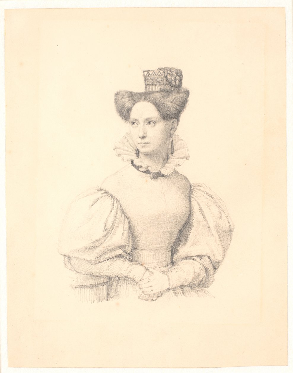 Portret van Sophie Frederikke Raffenberg door Wilhelm Marstrand