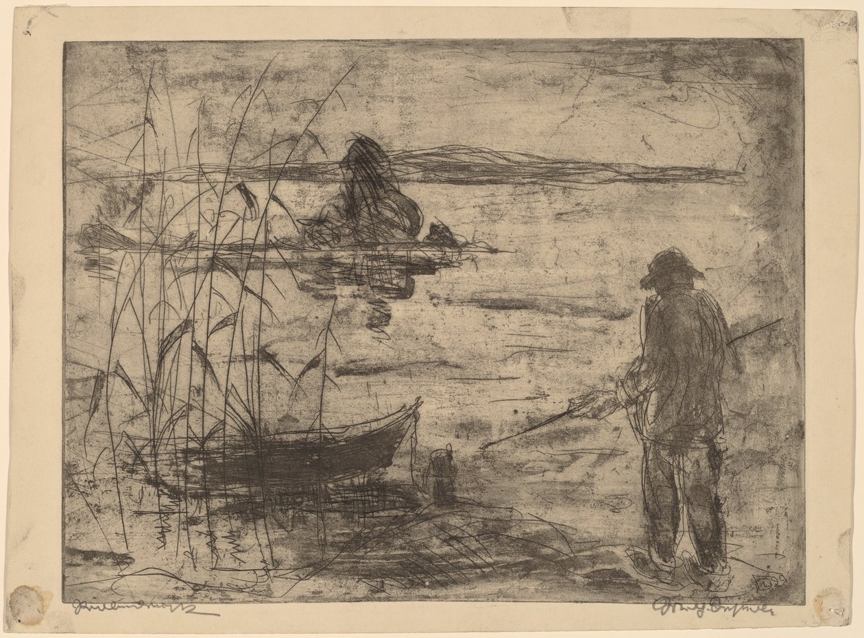 Vissen op de Havelrivier door Wilhelm Oesterle