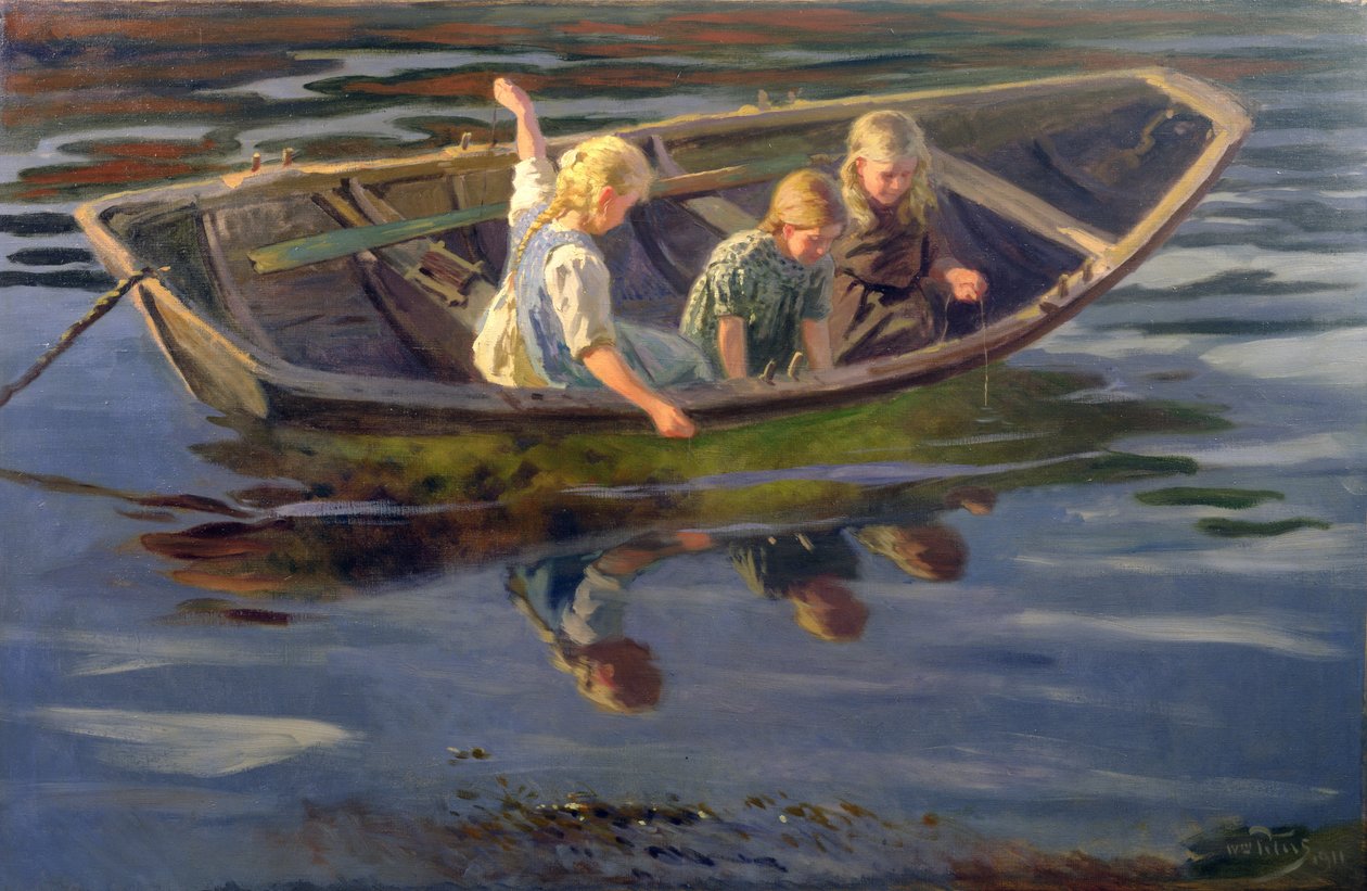 Krabvissen, Christiania door Wilhelm Peters