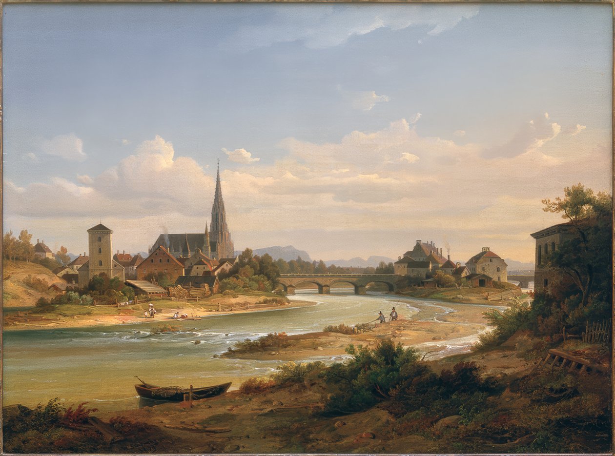 Au bij München door Wilhelm Scheuchzer