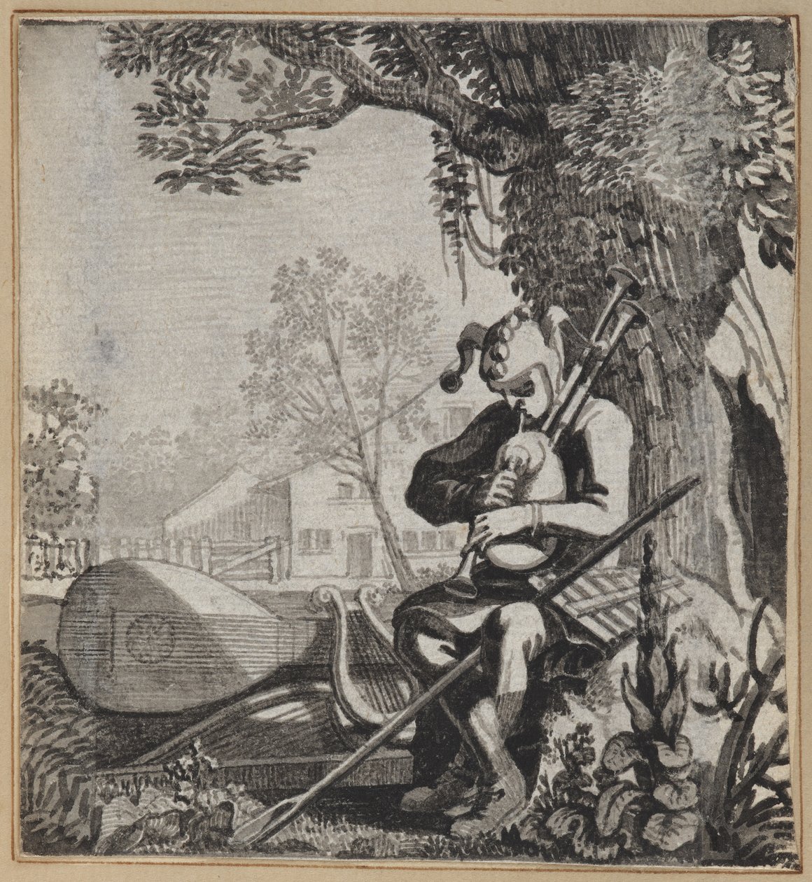 De kwaad-werpende dwaas door Wilhelm Stettler