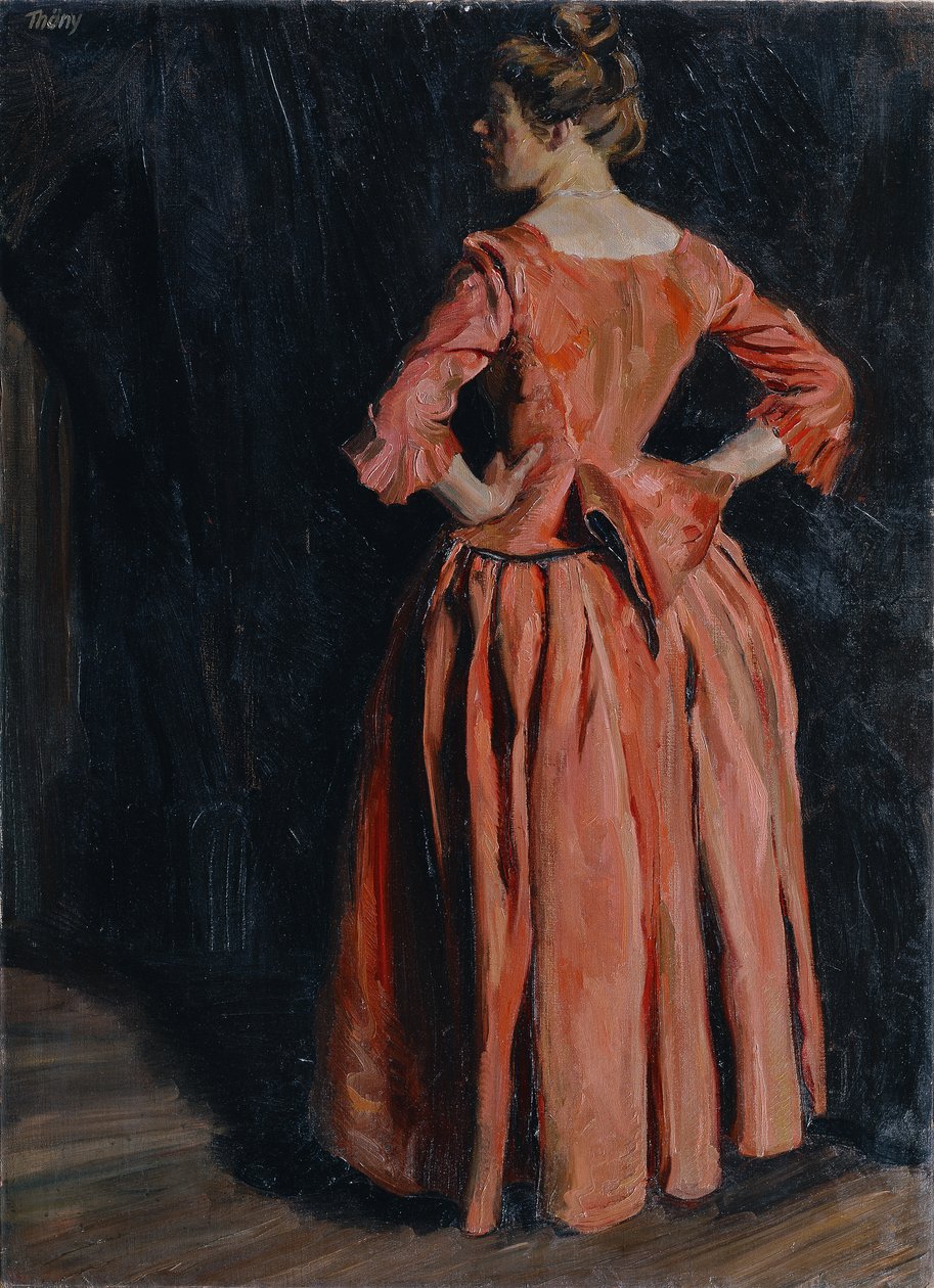 Damesportret door Wilhelm Thöny