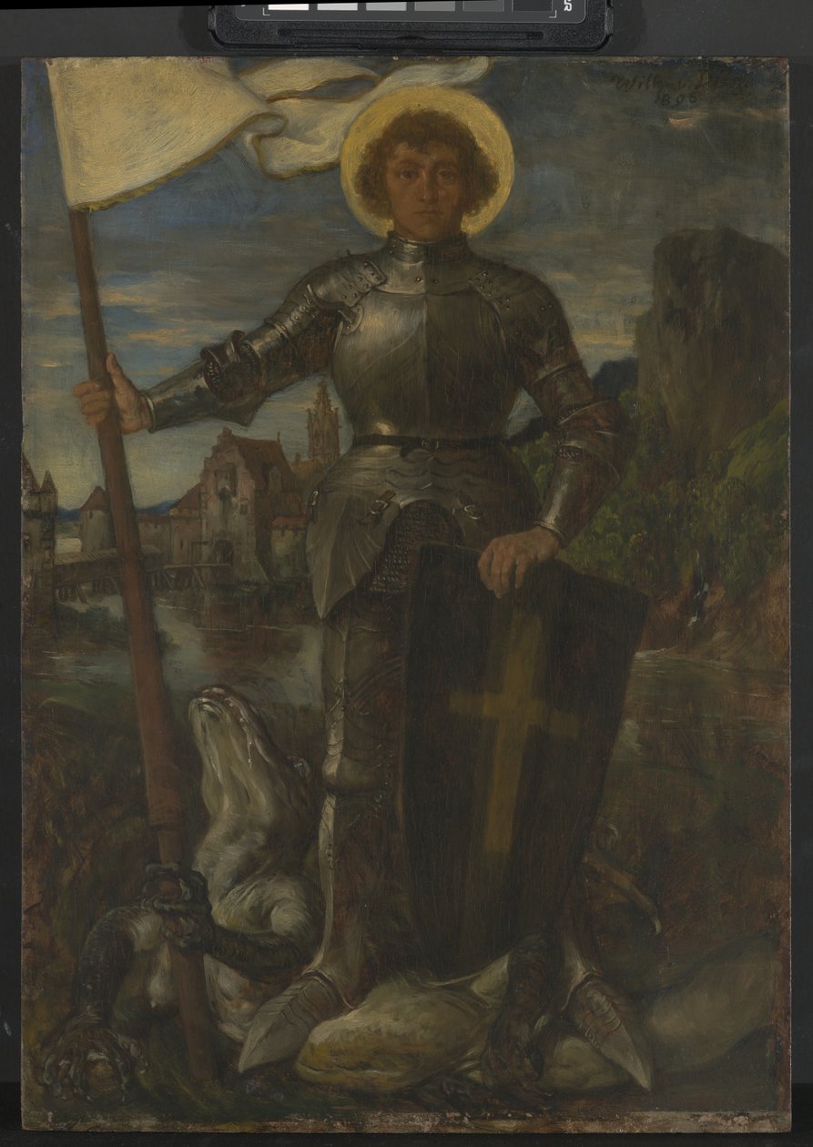 St. George door Wilhelm Von Diez