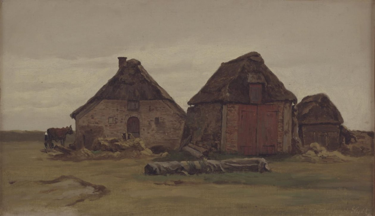 Boerenhuizen door Wilhelm Xylander