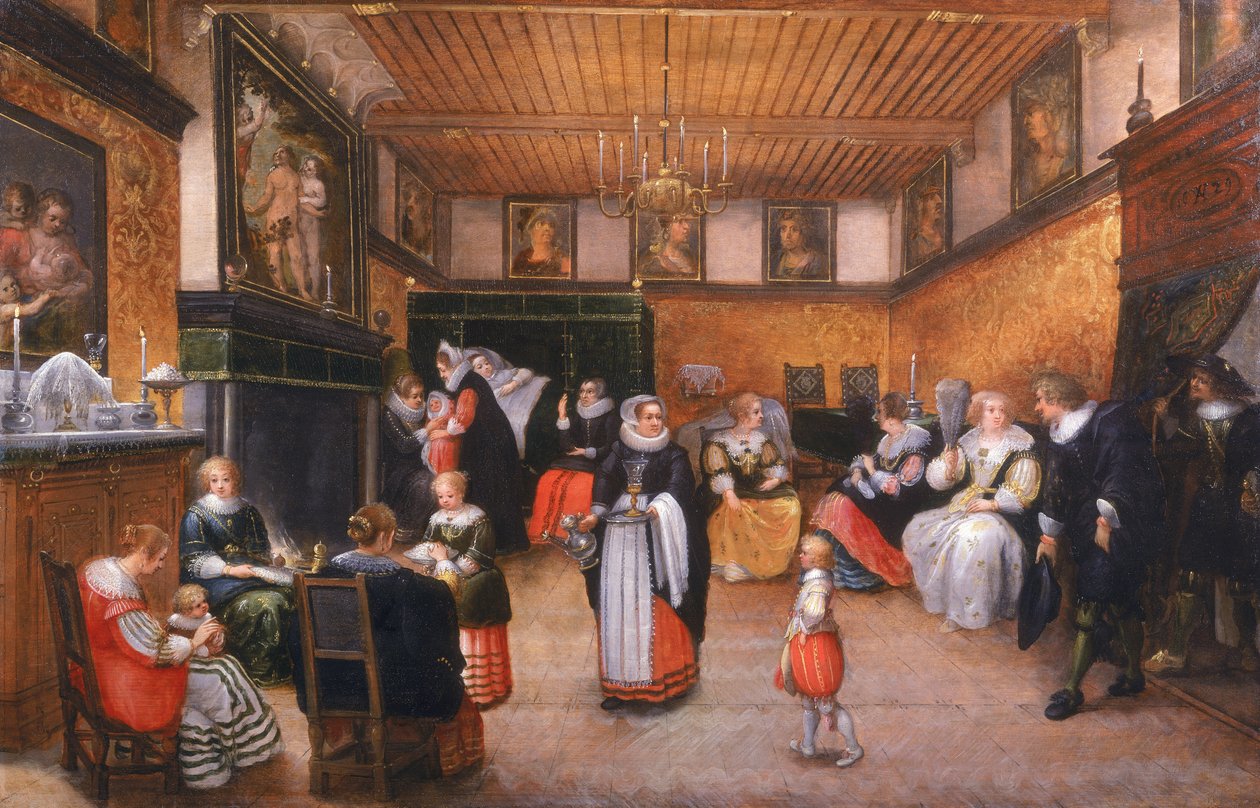 De Verjaardag, 1629 door Willem Anthonissone Anthonis