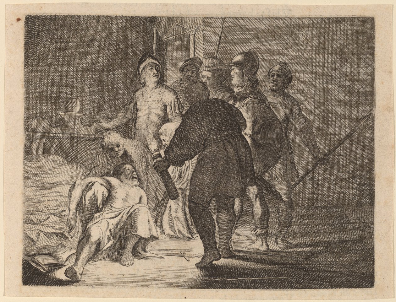 De dood van Cato door Willem Basse