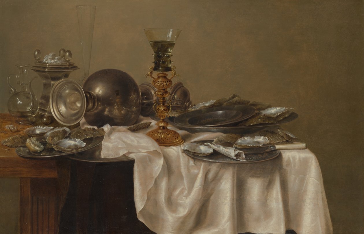 Ontbijt Stilleven door Willem Claesz. Heda