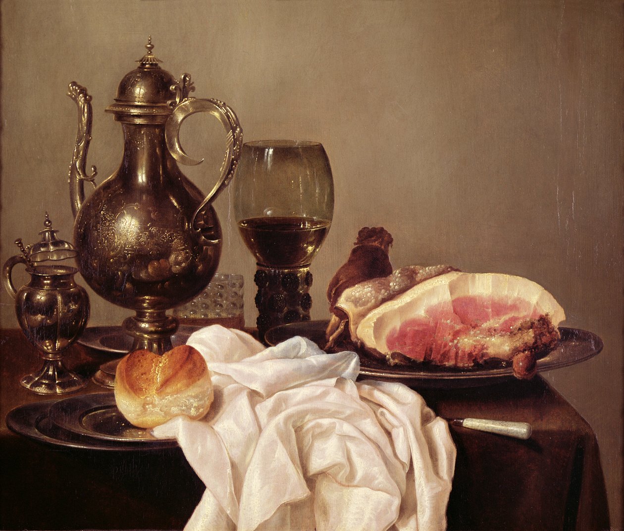 Ontbijt Stilleven door Willem Claesz. Heda