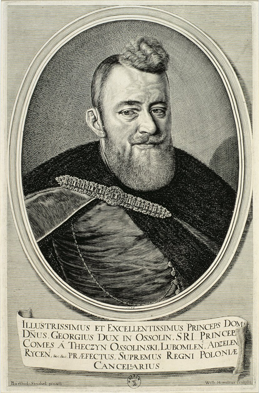 Jerzy Ossolinski (1595-1650) 1648 door Willem Hondius