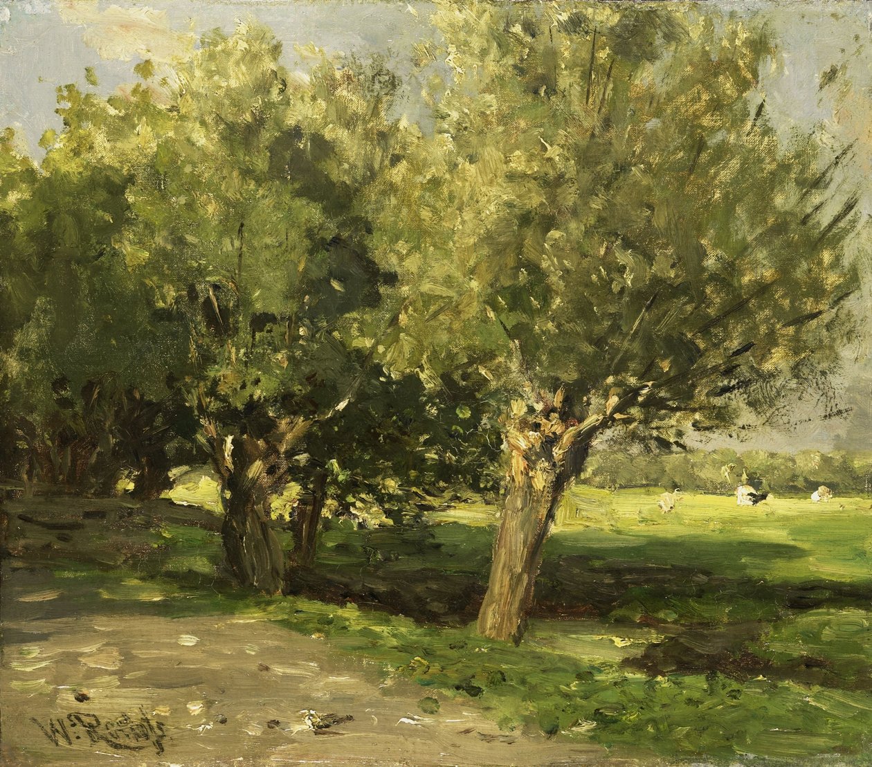 Wilgebomen door Willem Roelofs (I)