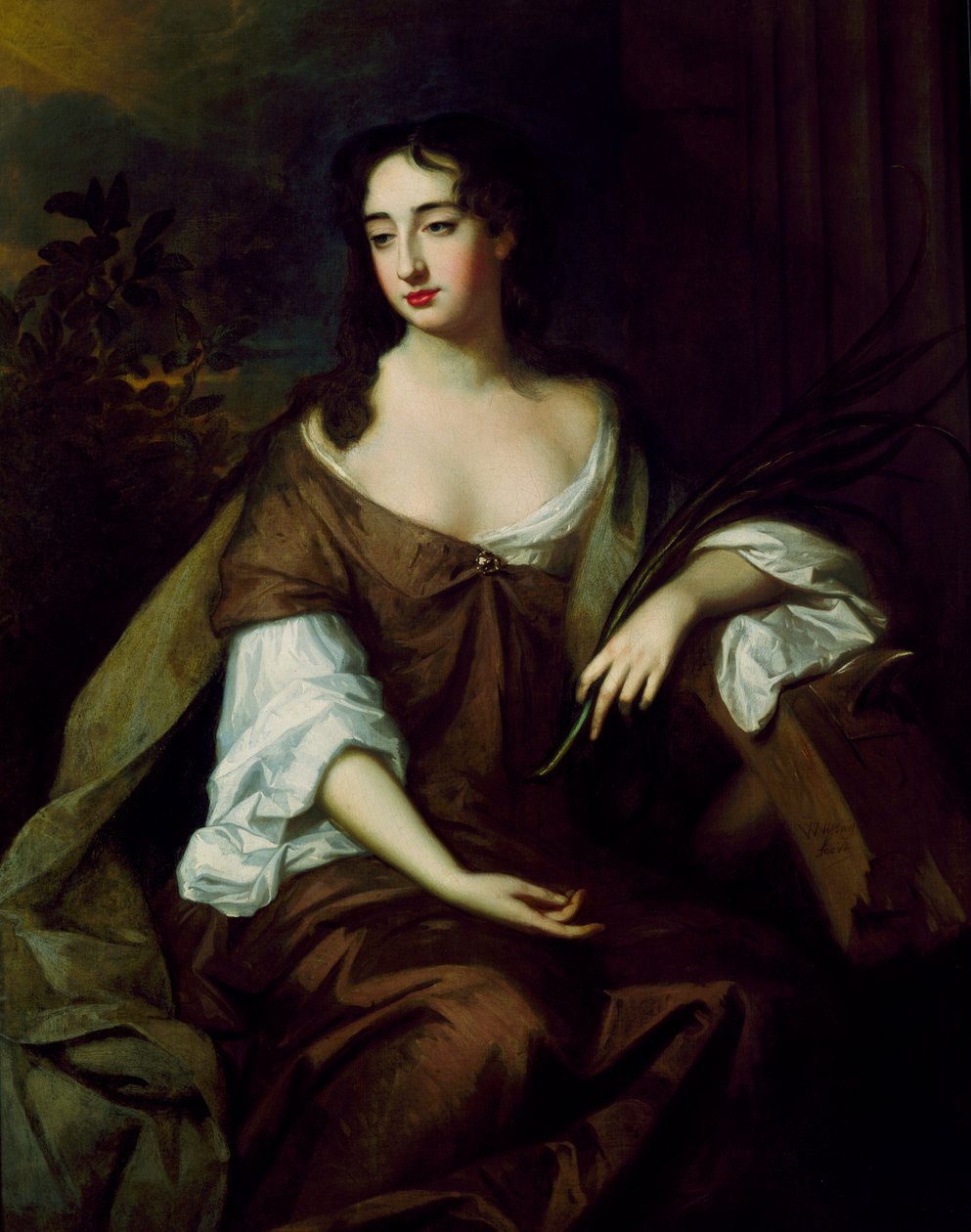 Een Dame als St. Catherine, 17e eeuw door Willem Wissing